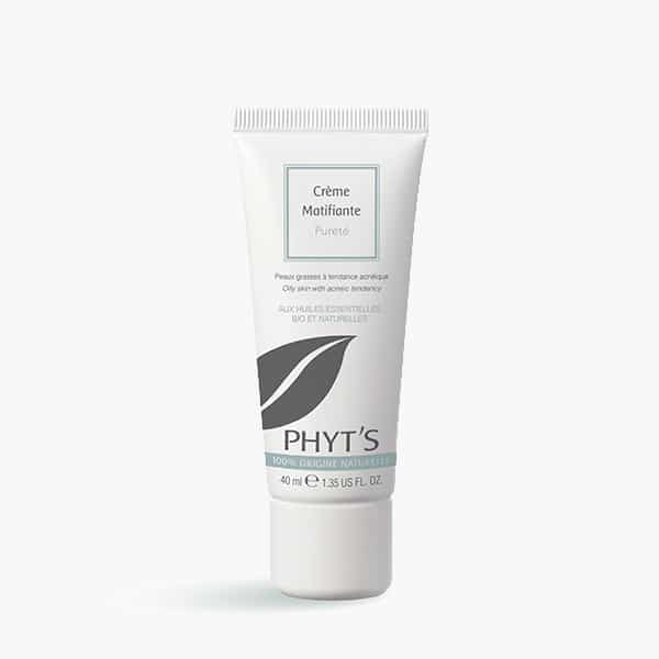 Crème matifiante bio de la gamme Aromaclear de la marque Phyt's